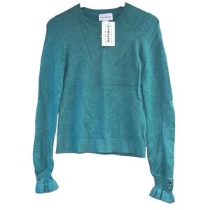 For The Republic Turquoise Knit Sweater